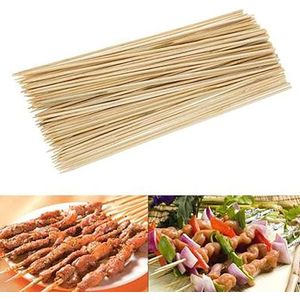 Brochettes de Barbecue jetables en bois, 100 pièces 30 cm