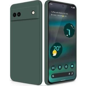 Case Coque Souple Liquid Silicone pour Google Pixel 6A vert – Protection élégante et maniabilité