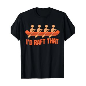 Photo de l'article T-shirt graphique Rafting avec image de raft 100 T-shirt décontracté à manches courtes avec imprimé orange Coupe régulière pour tenue décontractée T-shirt sur le thème de l'aventure Pièce de déclaration Imprimé graphique audacieux 100