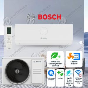 Bosch Climatiseur Inverter 9000Btu Wi-Fi avec Purificateur d’Air, i-Clean & Ionizer, CLL5000i 26