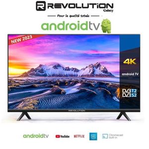 CHIQ Smart TV 50 Android 11.0 UHD 4K - Bluetooth 5.0- Récepteur Intégré-  HDR - Dolby Audio à prix pas cher