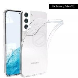 Case Coque Souple Liquid Silicone Transparente Pour Samsung Galaxy S22