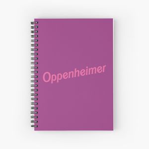 Oppenheimer X Barbie Spiral Notebook - Bloc note