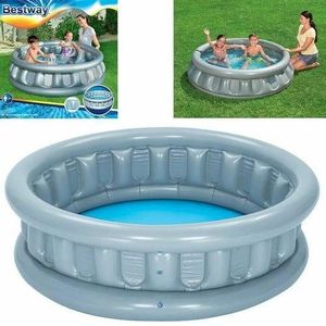 Bestway Piscine gonflable d'extérieur - Bateau spatial - Piscine aquatique amusante