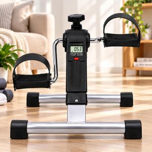 Mini Vélo d’Appartement Pliable – Pédalier d’Exercice Bras & Jambes avec Écran LCD pour Fitness à Domicile