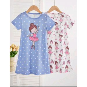 Chemise de nuit "Petite Ballerine" pour filles.