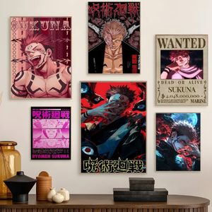 6 POSTR A5 Jujutsu Kaisen Ryomen Sukuna 