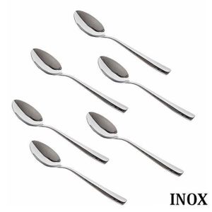 Set de 6 Petites Cuillères Inox, Cuillères à Café Inoxydable