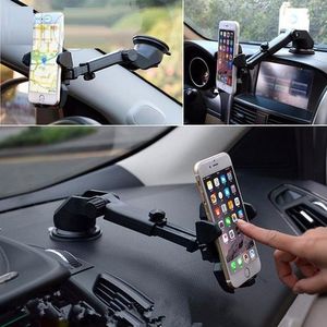 Universel Smartphone montage voiture Support pour téléphone Support  pare-brise Support téléphonique voiture téléphone Mobile accessoires (Gris), ✓ Meilleur prix au Maroc