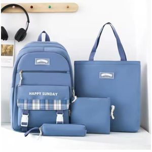 Ensemble de sacs  scolaires multi-pièces (4 pièces)