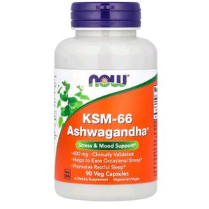 Now KSM 66 Ashwagandha 600mg 90capsules