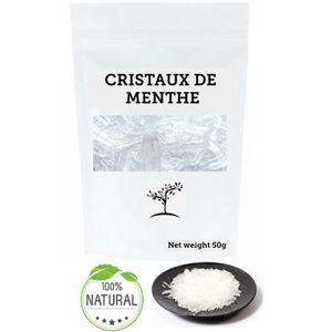 Cristaux de menthol 4 oz. Mentha Arvensis 100% Pure Maroc