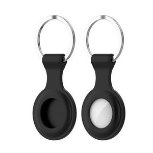2pcs Airtag en Silicone porte-clés G-P-S de protection localisation de traqueur Airtag (couleur aléatoire)
