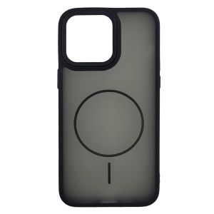 Pochette silicone pour iPhone 15 Pro Max Noir Haute Qualité
