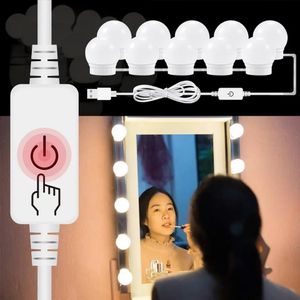 Generic Miroir lumineux de maquillage pliable avec lumières LED, rotation,  Avec Zoom x10 à prix pas cher