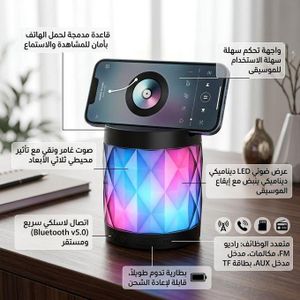 Écoutez et regardez : le support intégré pour votre téléphone