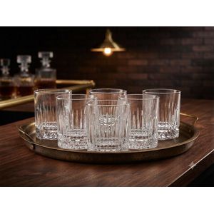 Lot de 6 Verres bas -verre haute qualité -Boissons & eau- Design Élégant et Robuste-245 Ml