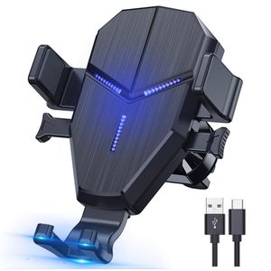 Pro chargeur sans fil pour voiture ventilation d'aération 360° rotatif réglable 