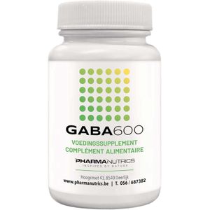 GABA 600 120 V-CAPS PHARMANUTRICS NEUROTRANSMETTEUR NATUREL - ANXIÉTÉ - STRESS - SYSTÈME NERVEUX COMPLÉMENT ALIMENTAIRE