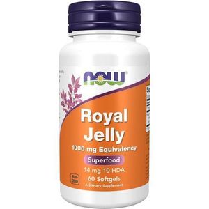 Now Royal Jely - Gelée royale - 1000 mg - 60 Softgels