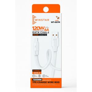 WINSTAR WT-007M Câble USB vers Micro USB 6A Charge Rapide 1 m – Synchronisation des Données