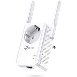 TP-Link Répéteur 300 Mbps Wi-Fi N, Prise Intégrée, Compatibilité Universelle Point d’accès,Installation Facile TL-WA860RE
