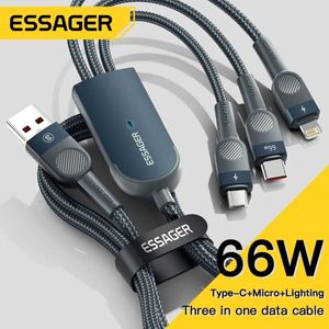Essager Cable USB Type-C 7A PD pour téléphone, 100W, Charge Rapide,  données, 2 mètres à prix pas cher