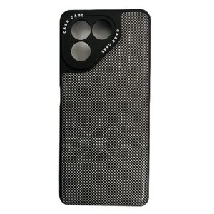 Coque souple et solide motif carbone texture pour Tecno Pova 7 4G