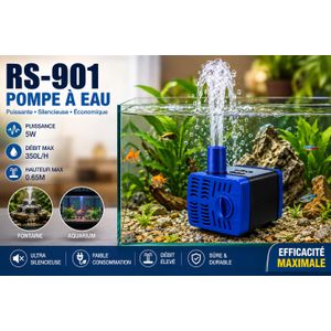 Rs Electrical RS 901 pompe Petit mini filtre de circulation d'eau pompe RS pompe à Eau
