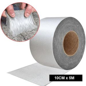 Tape d'étanchéité - Autocollant Étanche pour Trous et tuyaux - Ruban adhésif 5 5 m x 10 10 cm