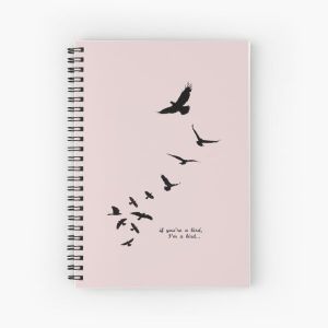 The Notebook Birds  Spiral Notebook Bloc note