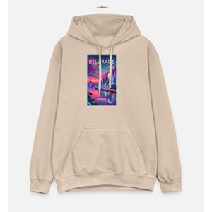 Conception de la ville de Belgrade en Serbie Sweat à capuche Hoodies