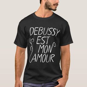 Debussy est mon amour favorite composer white text T-Shirt