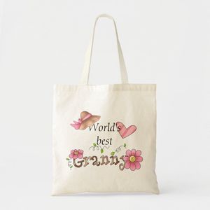 Best grandma in the world, tote bag Unique, haute qualité