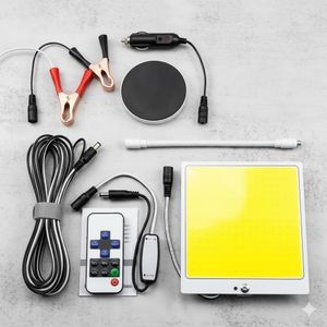 Lampe de camping portable à éclairage LED pour maison et voiture