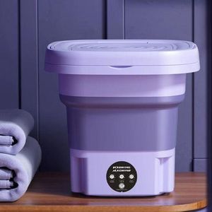 Mini machine à laver, Lave-linge Compact et Pliable Idéal pour les Petits Espaces pliable portable