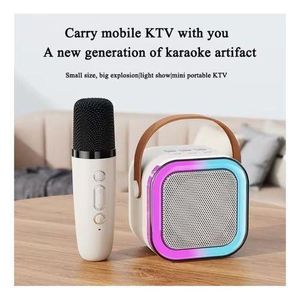 K12 Karaoke-Baff-Haut-Parleur Bluetooth Avec Micro -Entre USB - Carte Memoir - Jack