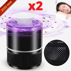 2 Pièces Lampe électrique De Tueur De Moustique USB Photocatalyseur Insecte Piège  Zapper Tueur