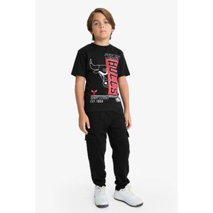 Defacto Pantalon Garçon coupe regular en coton - Noir - F4171A8.
