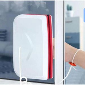 Lave vitre nettoyage SIMULTANÉE double-face brosse rectangulaire essuie de vitre magnétique