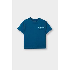 Defacto تيشيرت نص كم بطبعة شعار قصة عادية