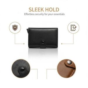 visite porte-carte de crédit stockage luxe petit portefeuille