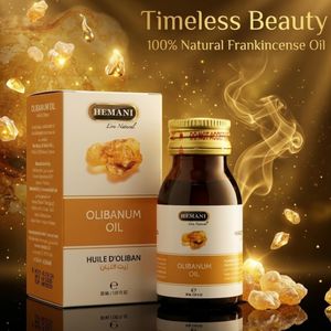 Hemani Huile d’Oliban – 100% Naturelle - Soin Peau, Anti-Age & Bien-etre