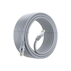 Cable reseau ethernet RJ45 5M Cat.6 Gris, qualité Pro, Haut débit - 8 fils
