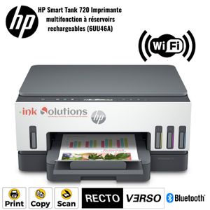Hp Imprimante Smart Tank 720 multifonction à réservoirs recharg