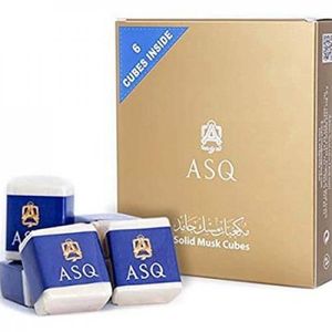 Abdul Samad Al Qurashi Lot de 6 cubes de musc Pure musc–