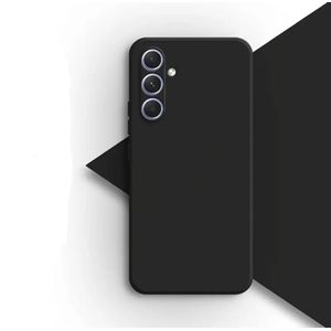 Coque Samsung Galaxy A35 5G Noir en Silicone Liquide – Protection Antichoc et Anti-Rayures