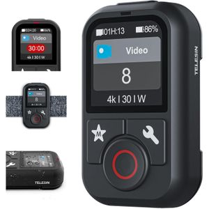 Telecommande S5-RMT-01-TGP pour GoPro Hero 13 / 12 / 11 / 10 / 9 / 8 / GoPro MAX compatible Bluetooth, avec écran couleur.
