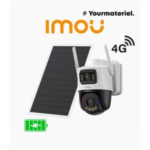 imou Camera Solaire Double Caméra IP extérieure  IPC-SA70F-10M0T2-EU/FSP008 AOV10 MP / 4G Solaire