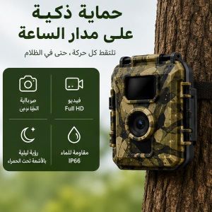 Caméra de Chasse 4G Solaire 4K 48MP – Détection PIR – Vision Nocturne Invisible – IP66 – Batterie 6000mAh